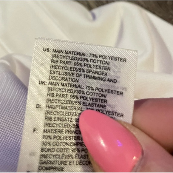 NWT ADIDAS Track Pant Women Large Athletic White kick flare Cropped ankle casual - Picture 9 of 11